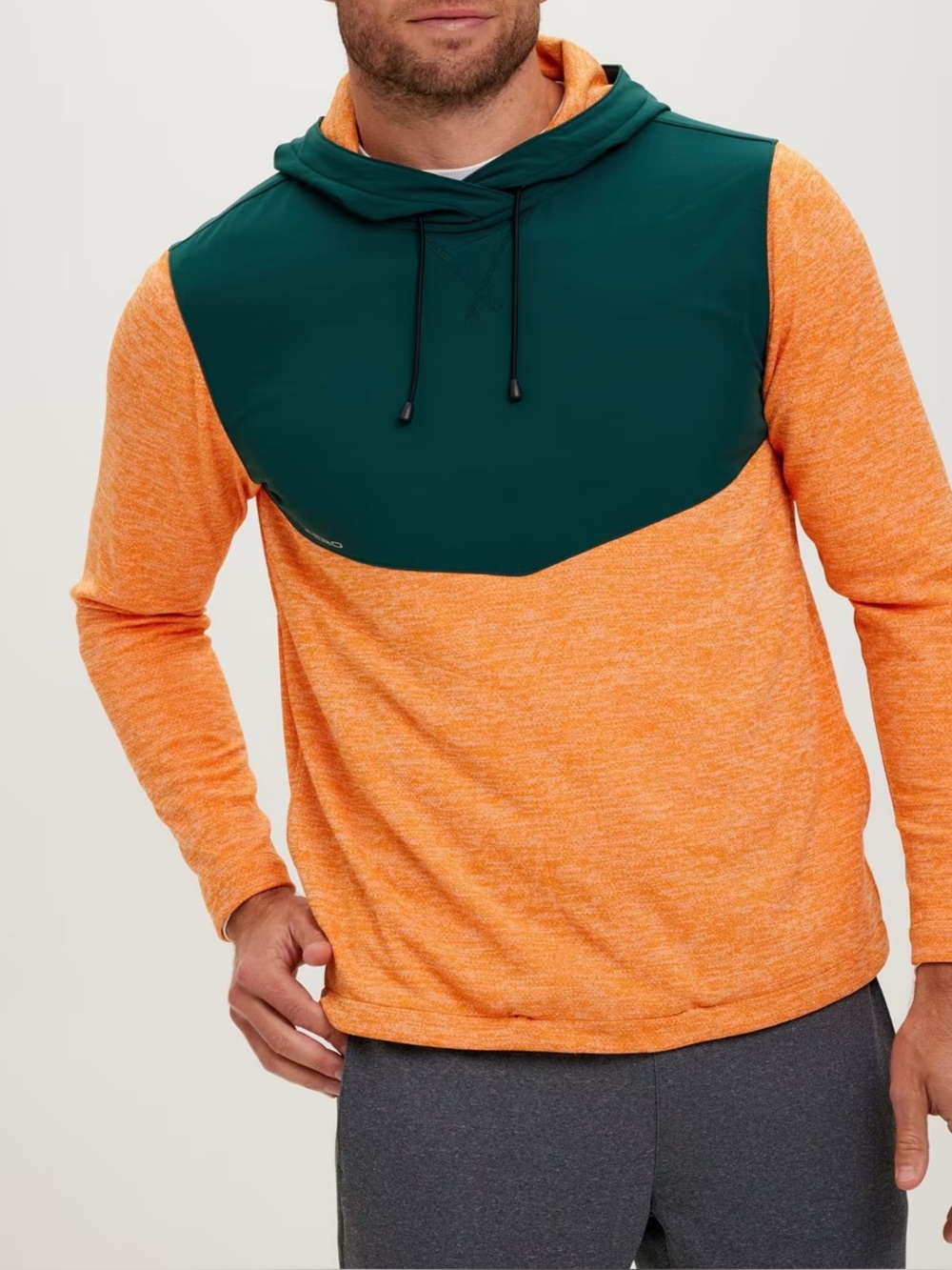 Zero Restriction Tyson Hoodie Mens XL  Blaze Orange green NEW NWT Golf W1069